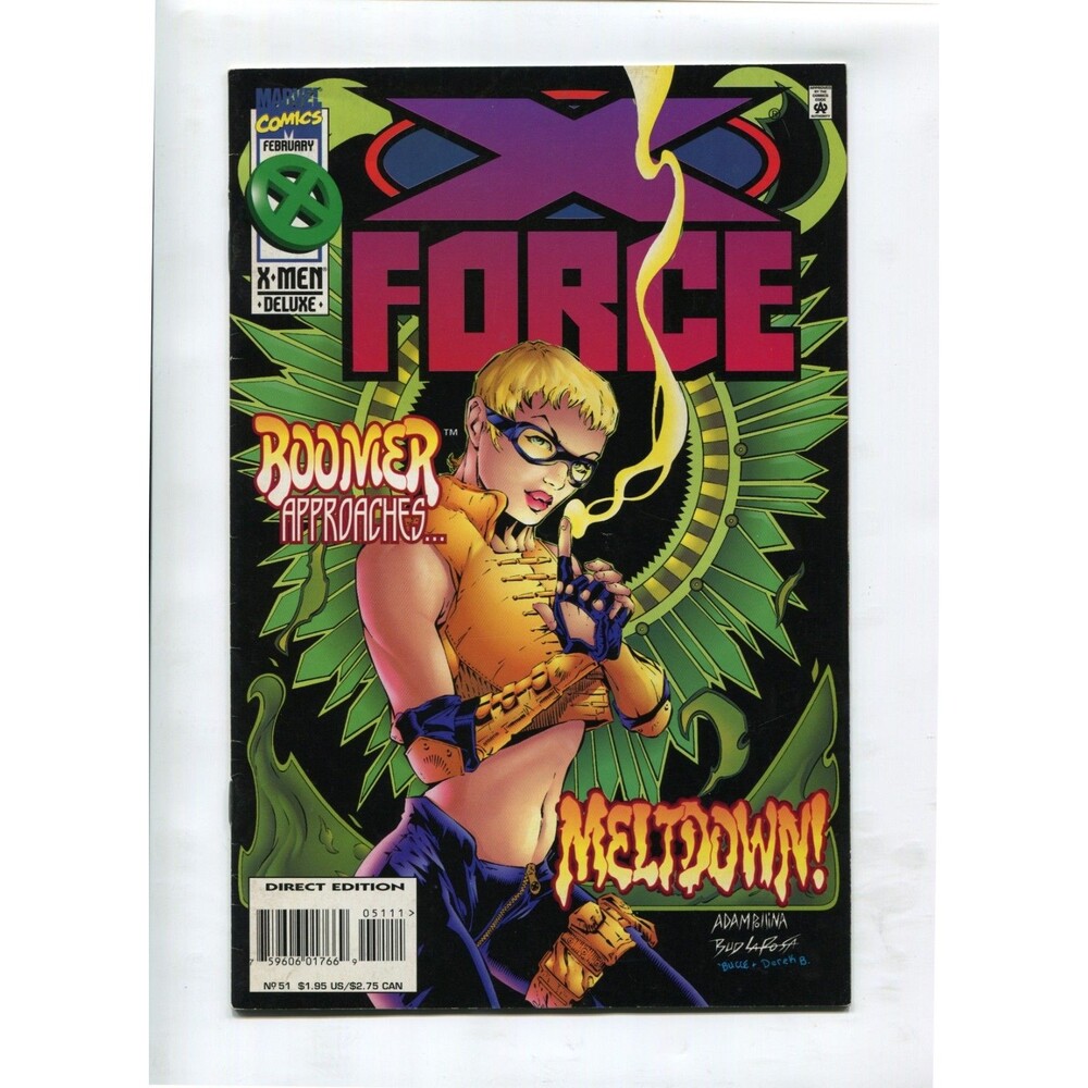 X-Force #51 1st Appearance of Risque First Native American Latina Marvel 1996